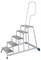 Передвижная монтажная подставка Krause Stabilo с поручнем, 5 ступеней 805102 - фото 317889
