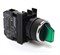 Переключатель EMAS 2-0-1 с фиксацией в 1 положении, зеленый, 1НО B100SL31Y - фото 322952