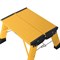 Двусторонняя складная подставка Krause Monto Treppy 1 ступень желтая 130334 - фото 385960