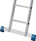 Двухсекционная выдвижная лестница Krause Stabilo +S 2x12 131621 - фото 386851