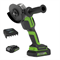 Углошлифовальная машина аккумуляторная GREENWORKS GD24AGK4 24V c 1хАКБ 4 Ач и ЗУ GREENWORKS 3200207UB - фото 406545