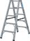 Двухсторонняя стремянка Krause STABILO 2x5 ступеней 225 кг - фото 409946