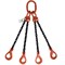 Строп цепной TOR 4СЦ г/п 8,0 т 3,0 м с самозакрывающимися крюками с проушиной
