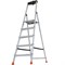 Стремянка Krause Safety 5 ступеней с большой полкой 1020791 - фото 420349