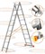 Двухсекционная лестница Эйфель Гранит 2х9