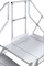 Переход Krause 827548 с платформой 625 мм 2x8 ступеней 45° алюминиевый, передвижной - фото 692594