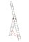 Алюминиевая трехсекционная лестница Вектор 3х12 4412 - фото 96811